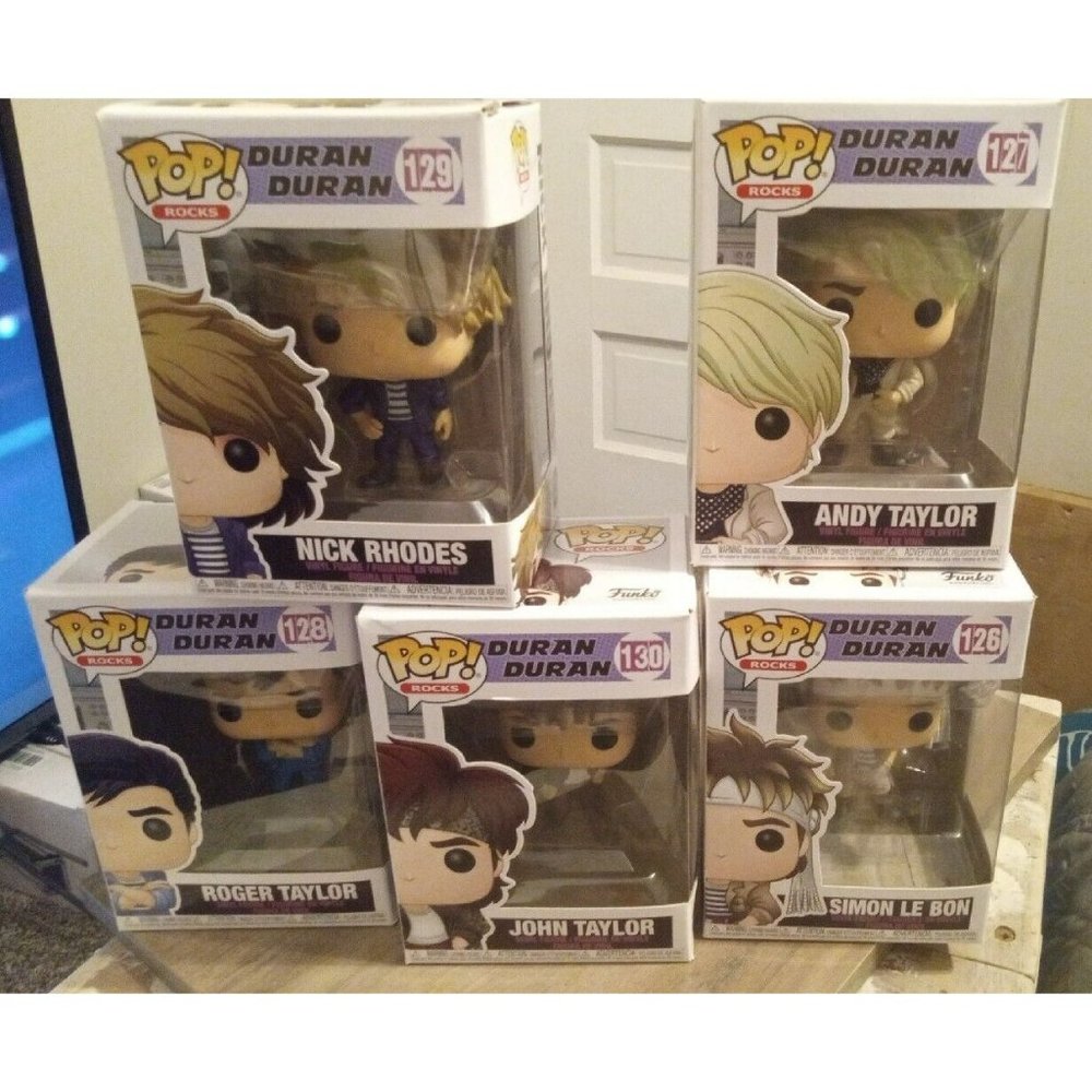 Funko Pop! ROCKS Duran Duran Simon Nick Roger Andy John FULL SET Vinyl Figures